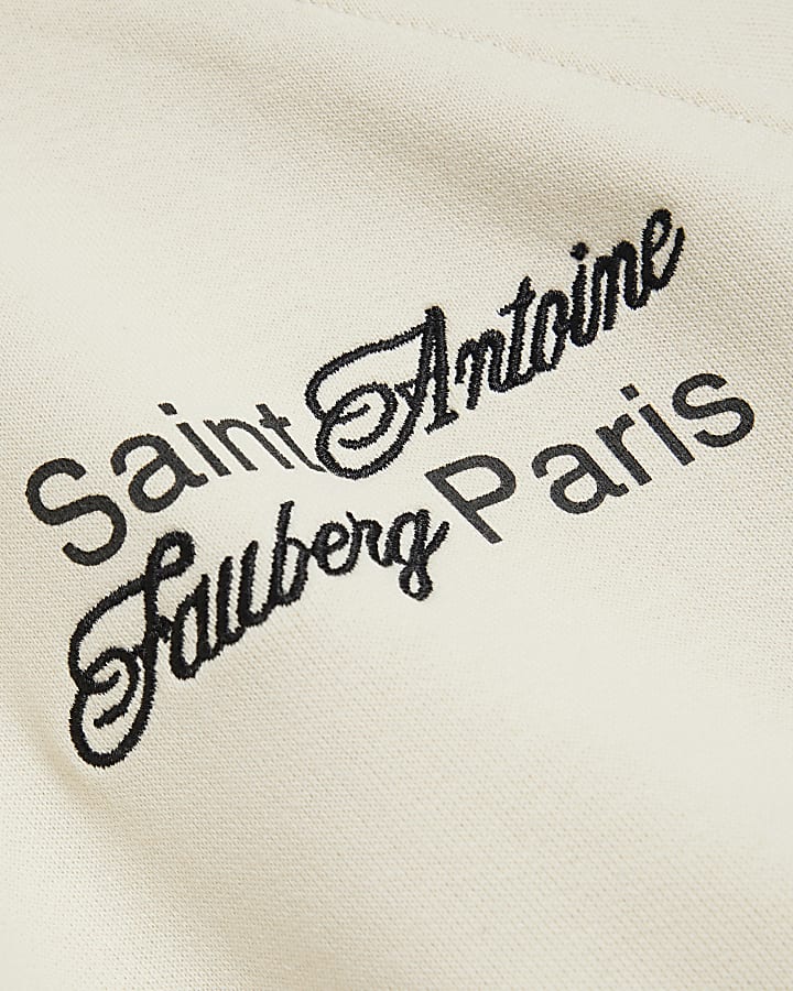 Beige Long Sleeve Saint Antonie Sweatshirt