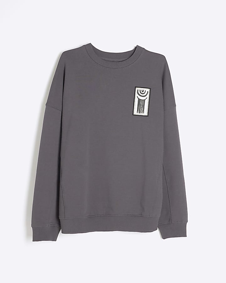 Grey Long Sleeve Paradise Sweatshirt