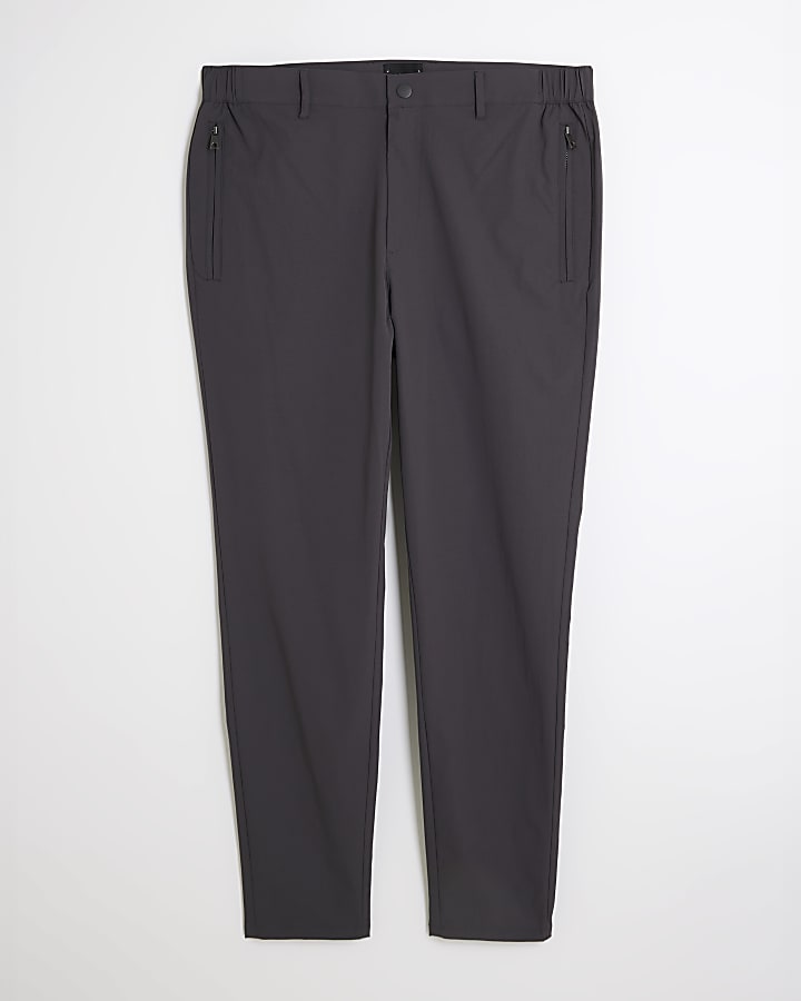Grey Skinny Fit Chino Trousers