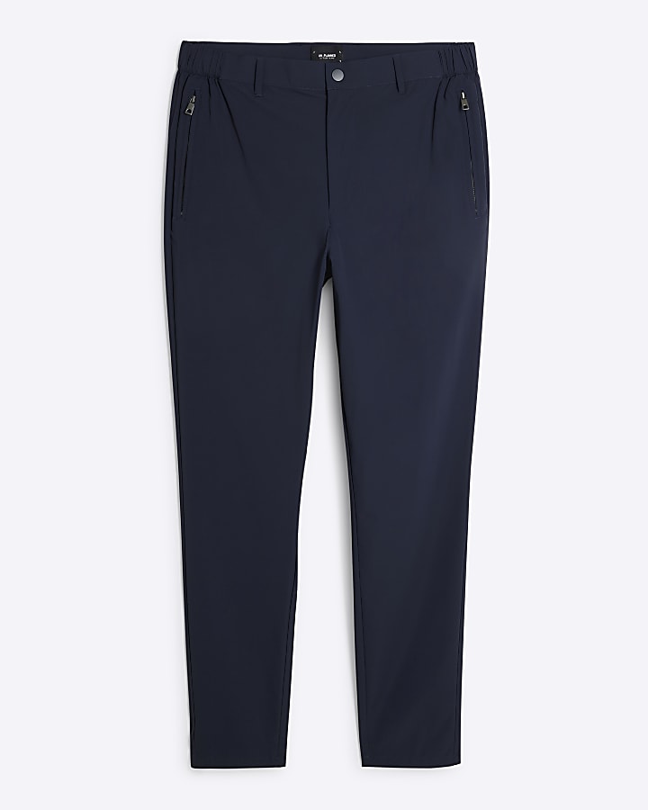 Navy Skinny Fit Chino Trousers