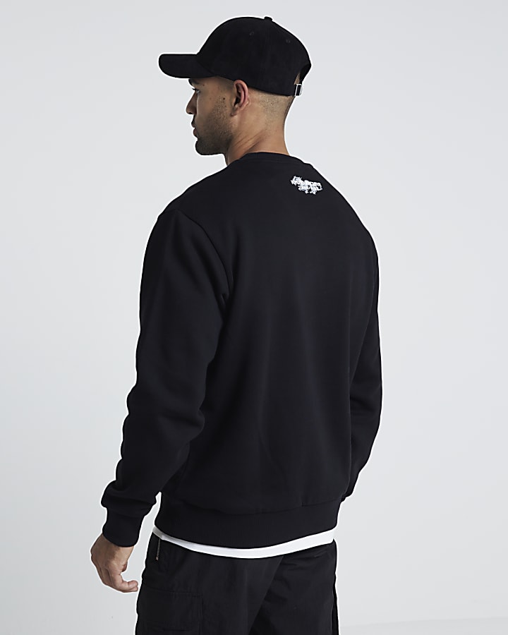 Black Regular Fit Kyoto Sweatshirt