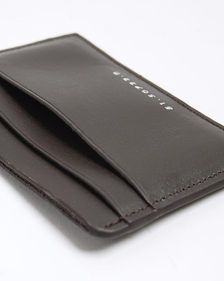 Brown Leather Cardholder