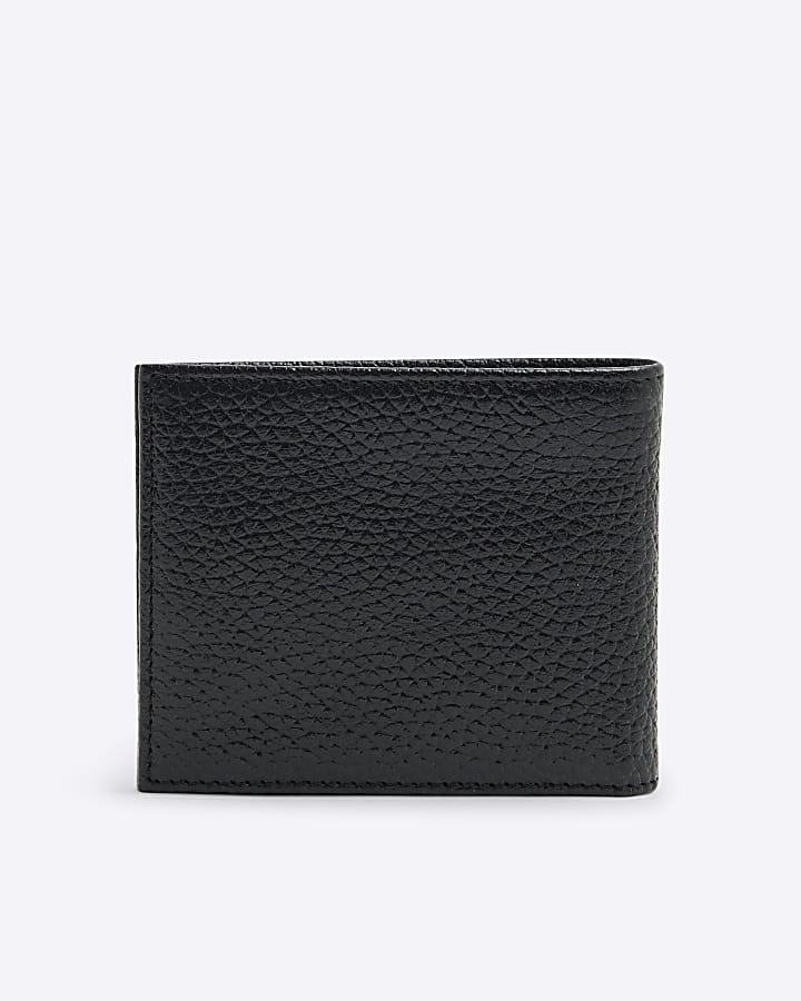 Black Pebbled Leather Wallet
