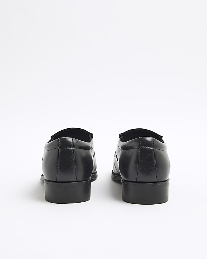 Black Formal Slip On Shoes