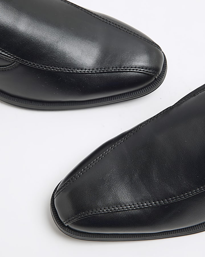 Black Formal Slip On Shoes