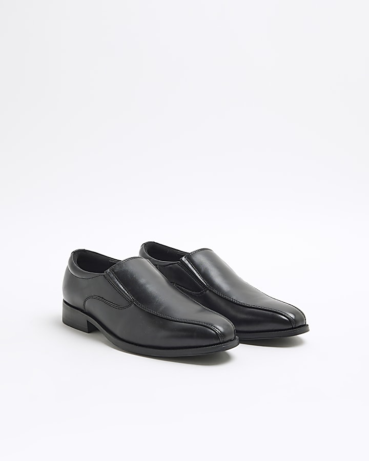 Black Formal Slip On Shoes