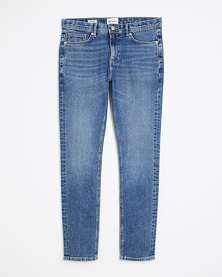 Blue Denim Skinny Fit Jeans