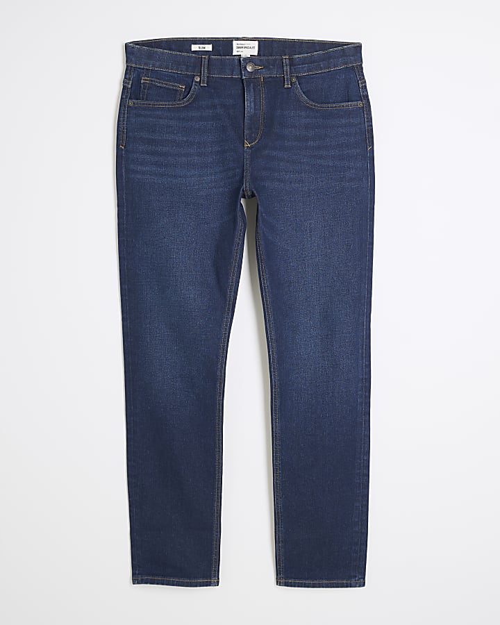 Blue Denim Slim Fit Jeans