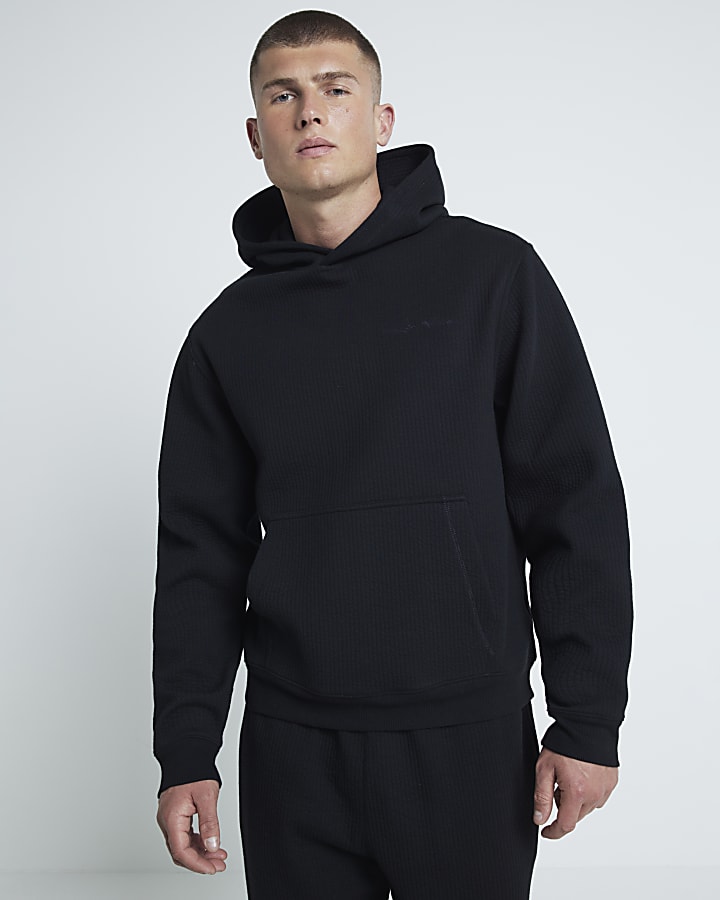 River island black hoodie on sale