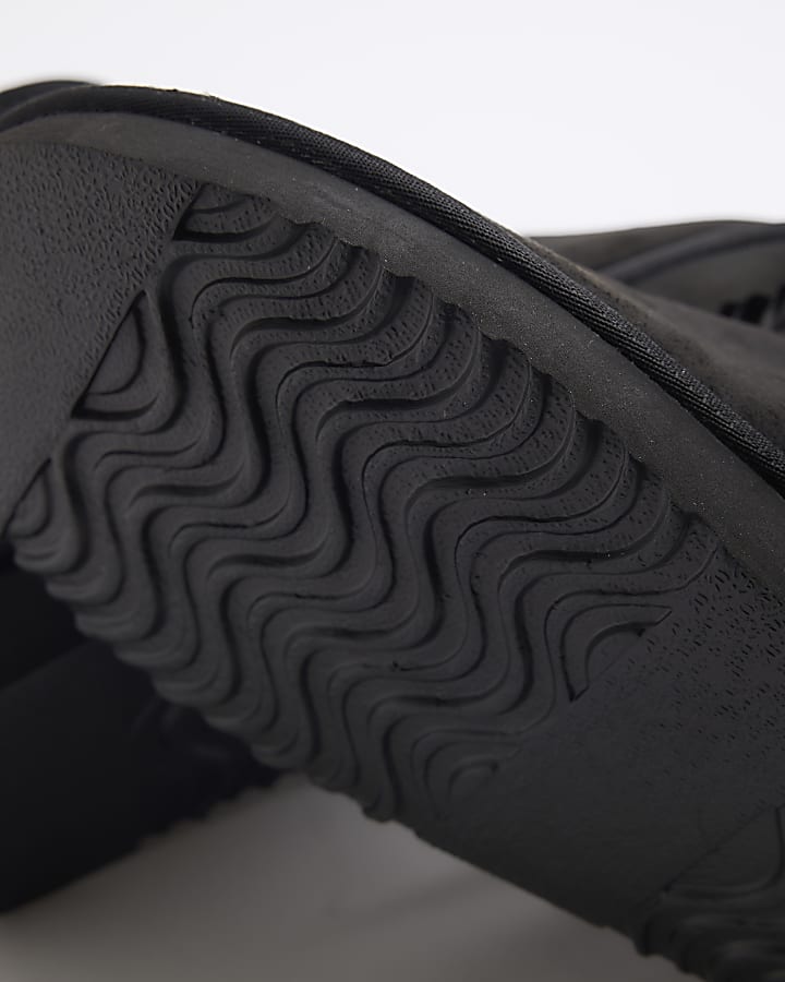 Black Slipper Boots