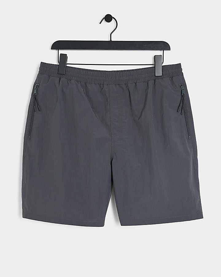 Black Longer Length Swim Shorts