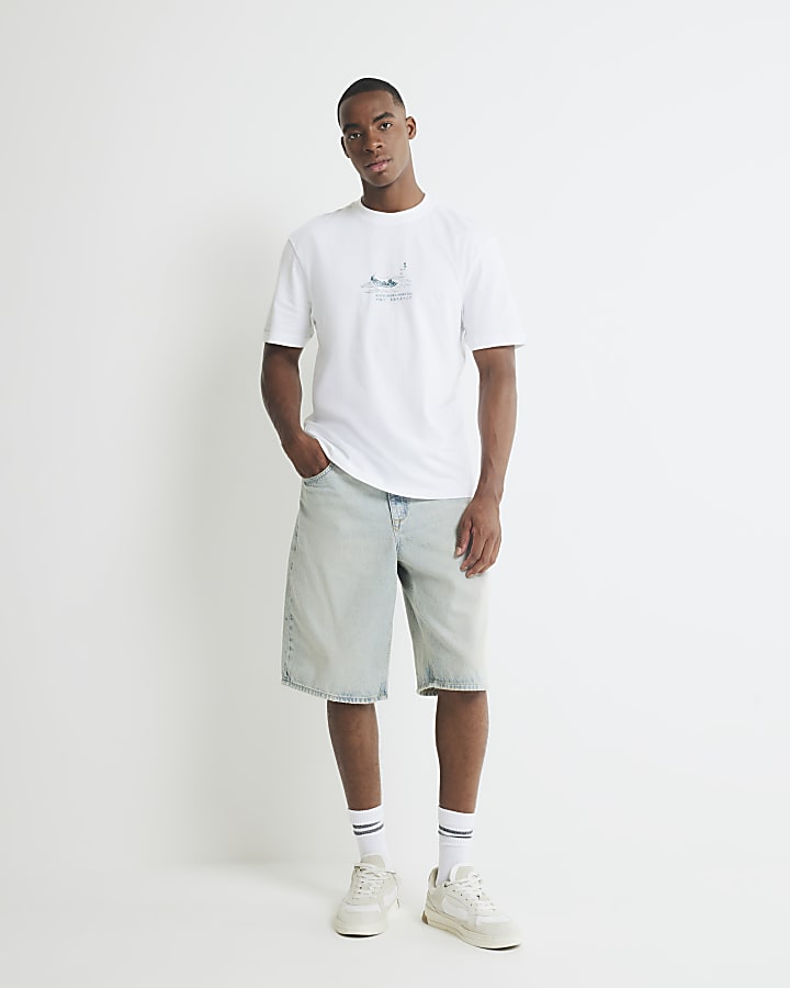 Ecru Regular Fit Houkusai T-Shirt