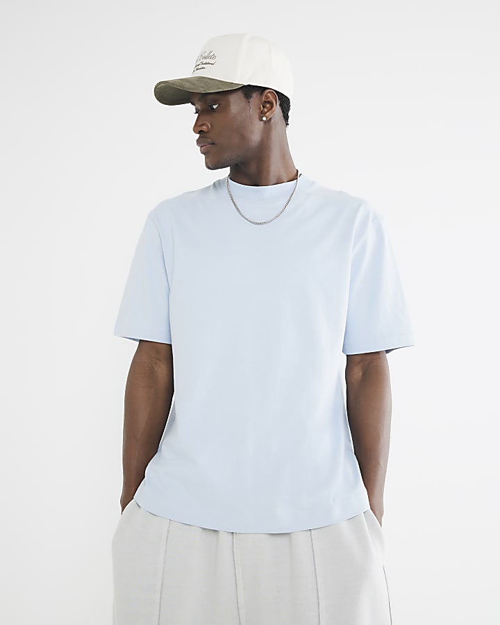 Blue Regular Fit RI Studio T-shirt