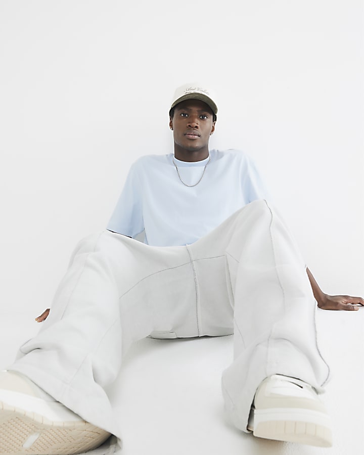 Blue Regular Fit RI Studio T-shirt
