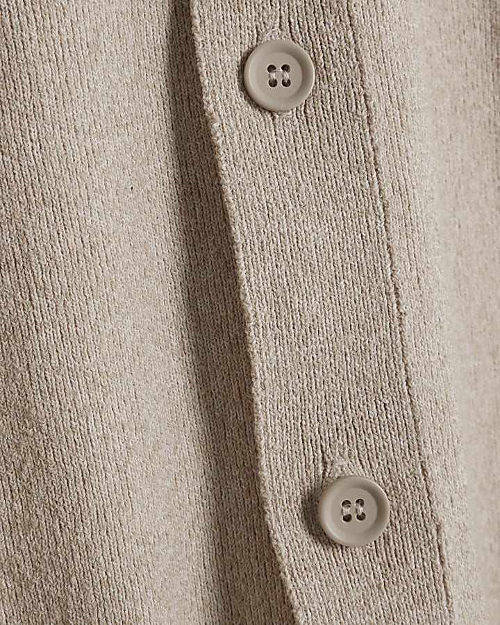 Stone Slim Fit Knit Cardigan