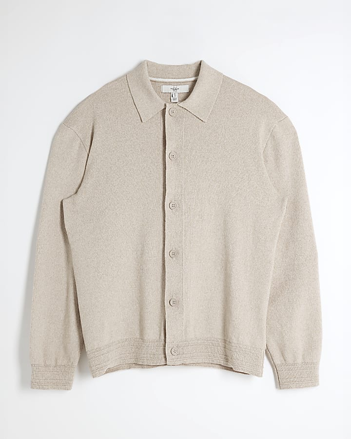 Stone Slim Fit Knit Cardigan
