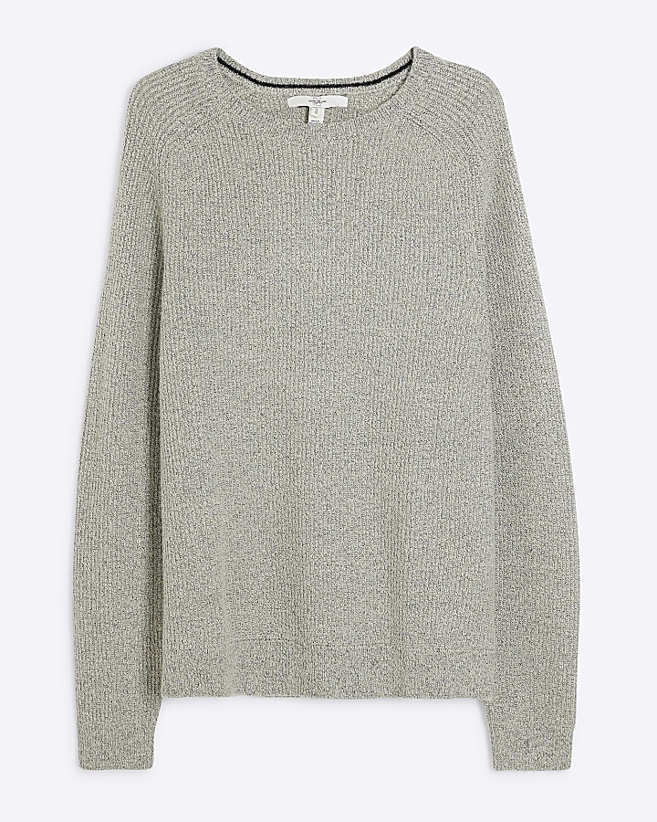 Stone Slim Fit crew neck jumper