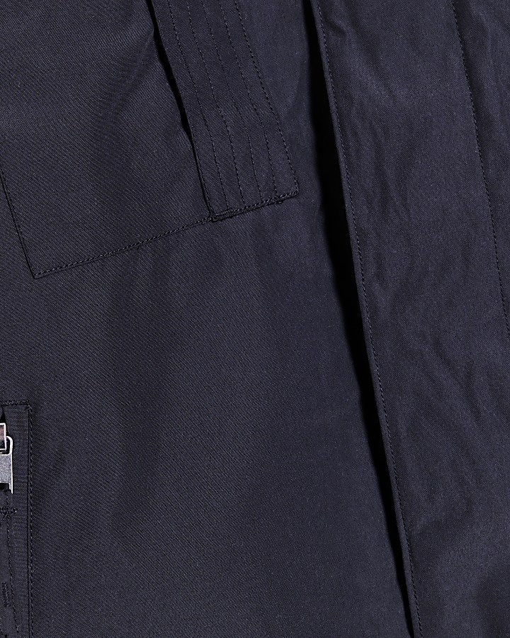 Navy Padded Utility Jacket