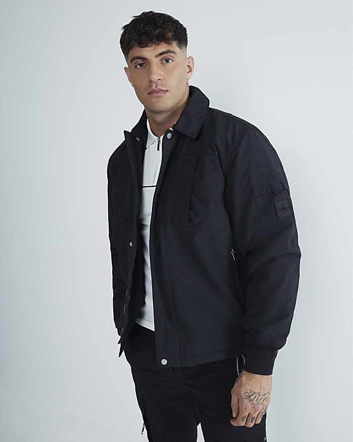 Navy Padded Utility Jacket
