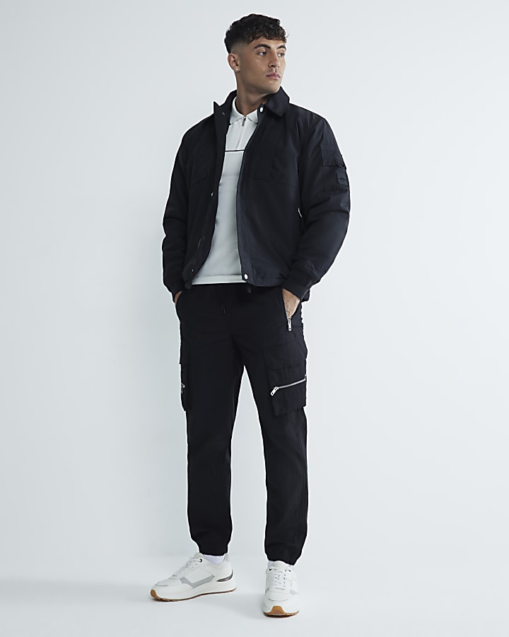 Navy Padded Utility Jacket