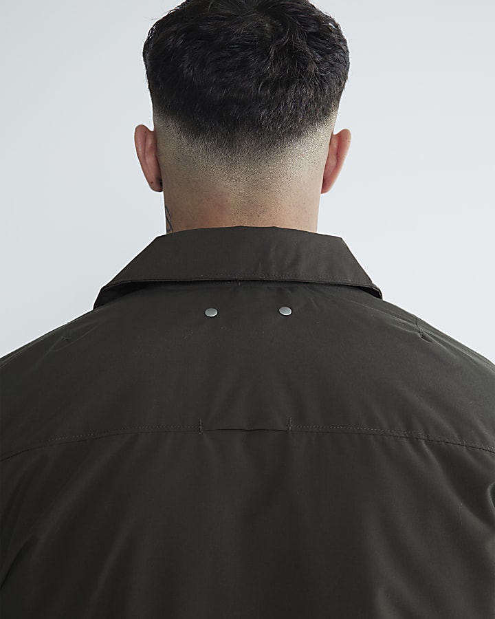 Khaki Padded Utility Jacket