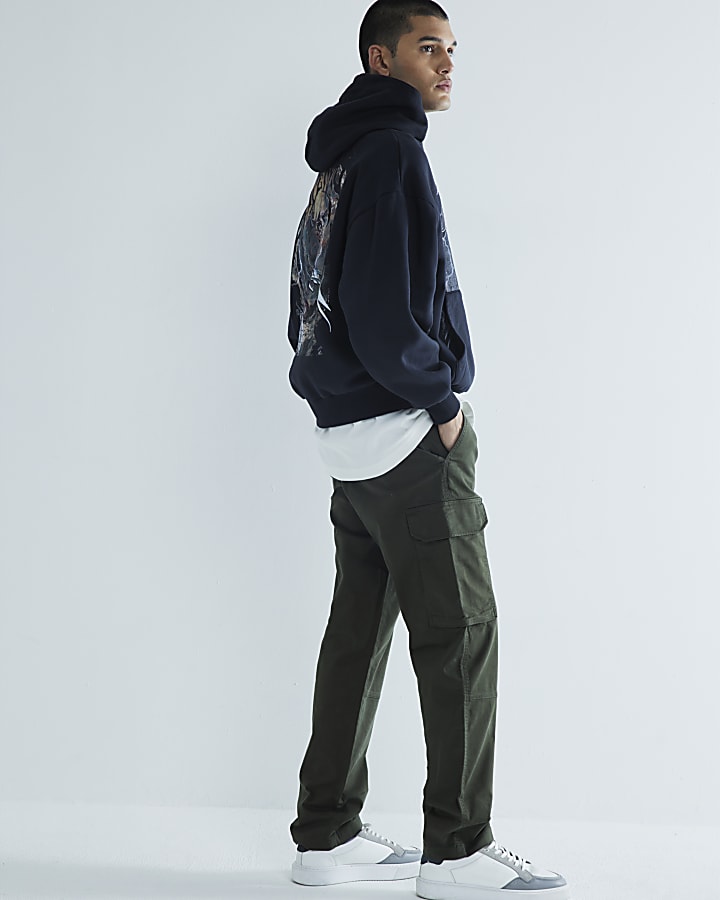 Khaki Cargo Trousers