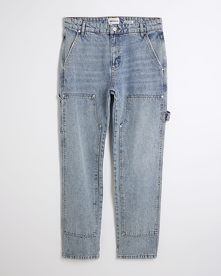 Blue Relaxed Carpenter Jeans