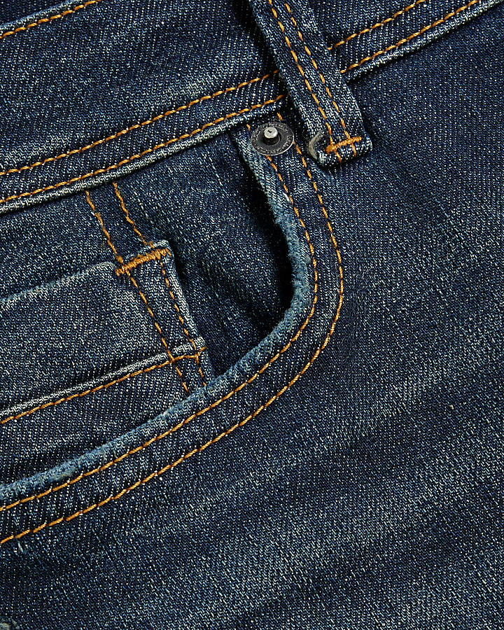 Blue Denim Skinny Fit Jeans