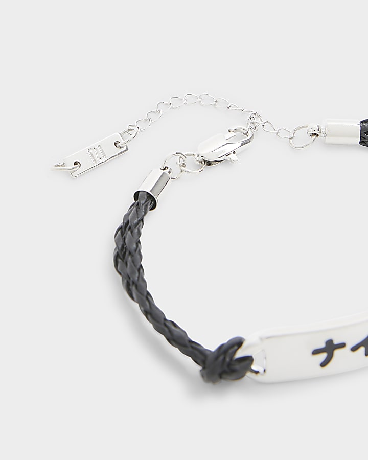 Black Japanese Cord Bracelet