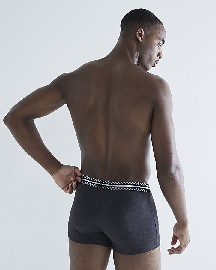 Silver 4 Pack Dogtooth Trunks