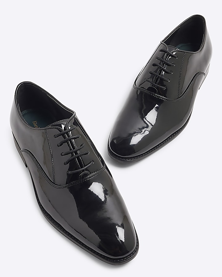 Black Patent Oxford Shoes
