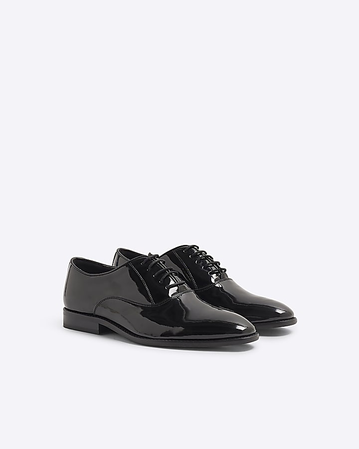Black Patent Oxford Shoes