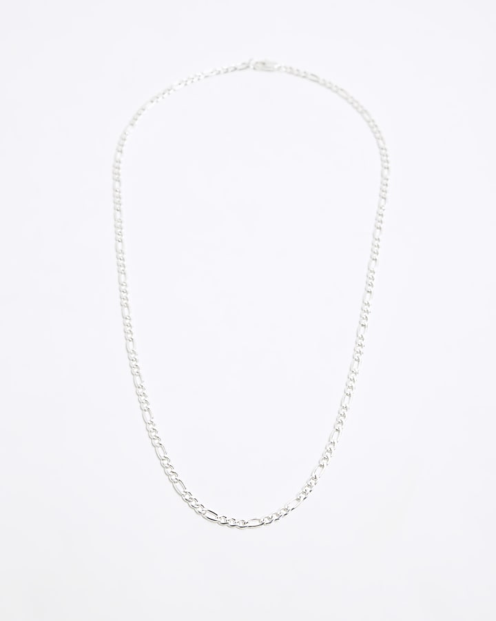 Silver colour chain necklace