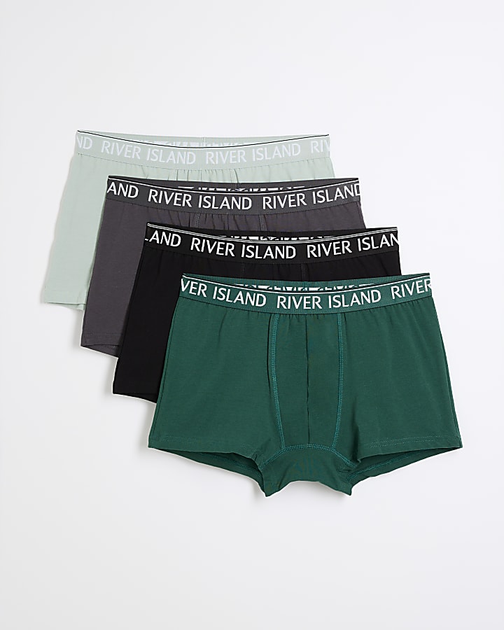 Green 4 Pack Tipped Trunks