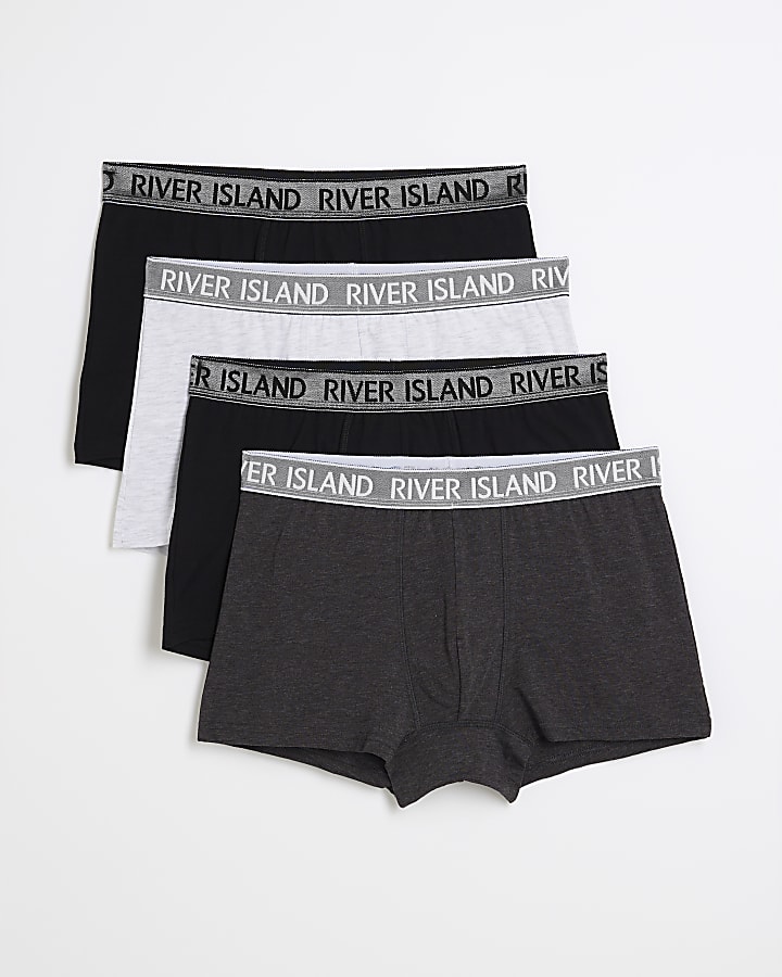 Grey 4 Pack Textured RI Trunks