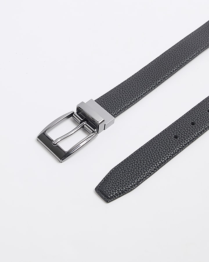 Khaki reversible pebble belt