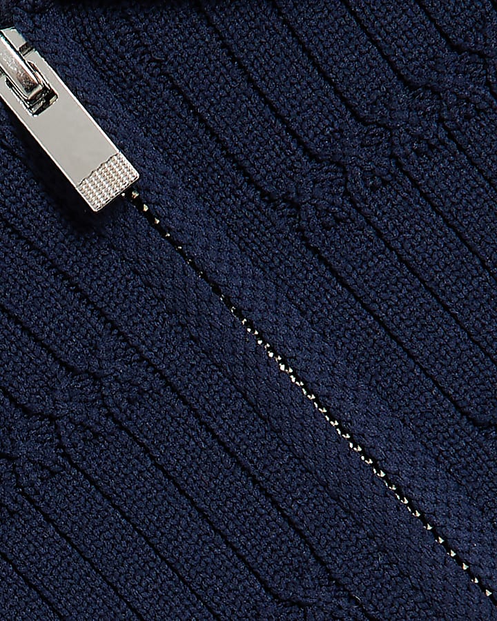 Navy Muscle Fit Polo Shirt