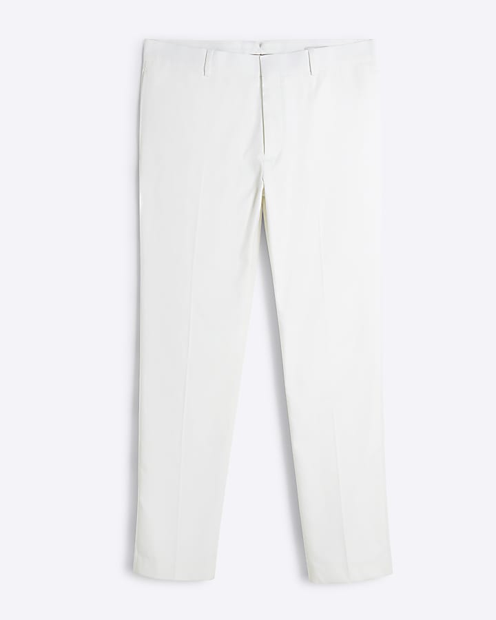 White tuxedo trousers