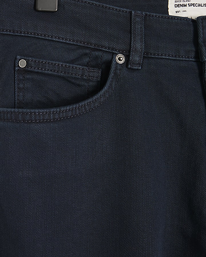 Dark blue slim fit jeans