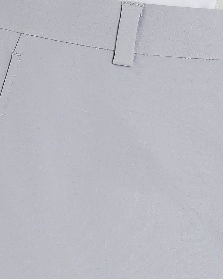 Blue Slim Fit Suit Trousers