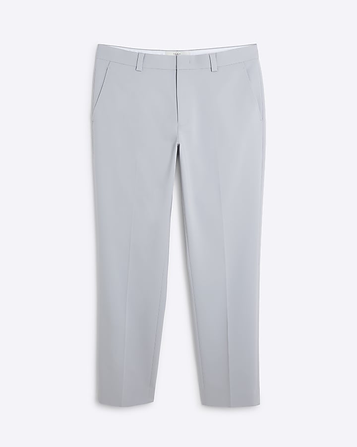 Blue Slim Fit Suit Trousers