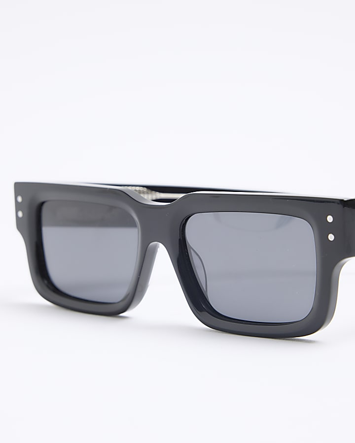 Black Square Premium Acetate Sunglasses