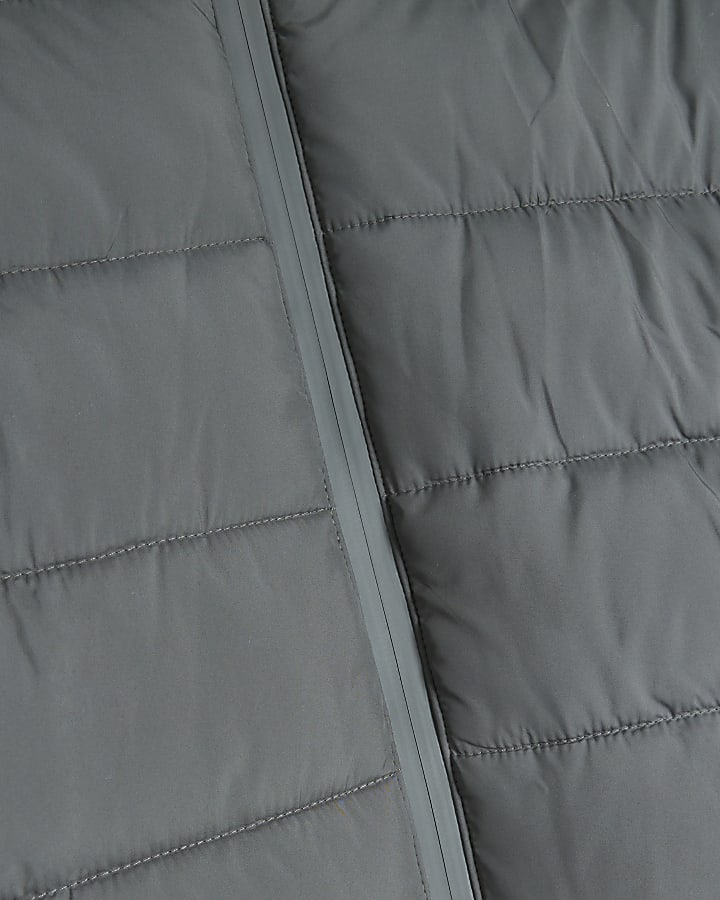 Green Regular Fit Quilted Hooded Puffer Coat