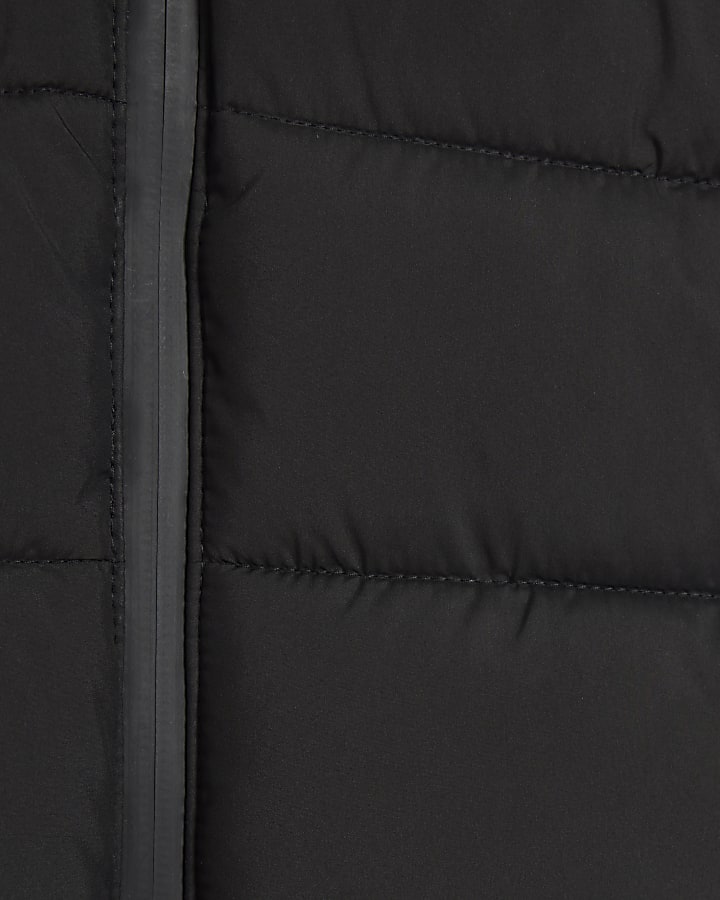 Black Quilted Gilet