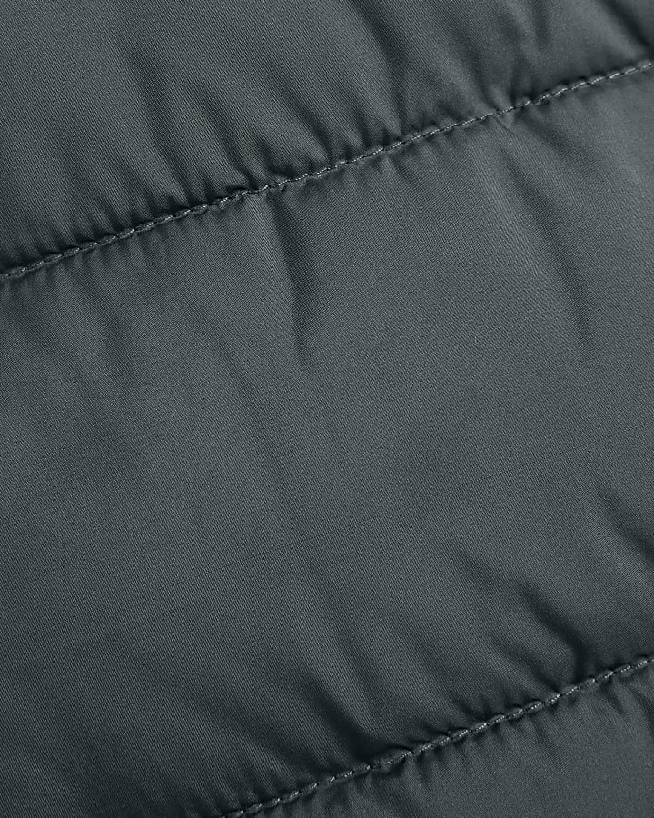 Green Regular Fit Quilted Gilet