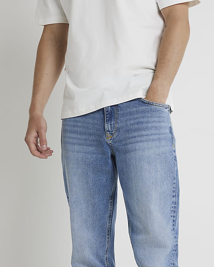 Blue slim fit jeans