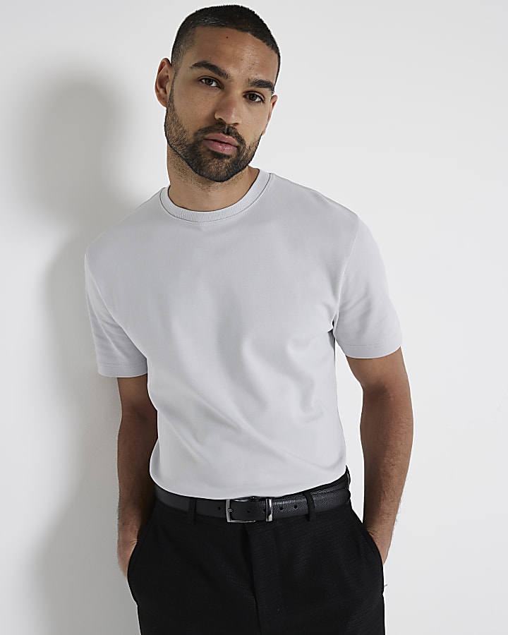 Grey RI Studio slim fit t-shirt