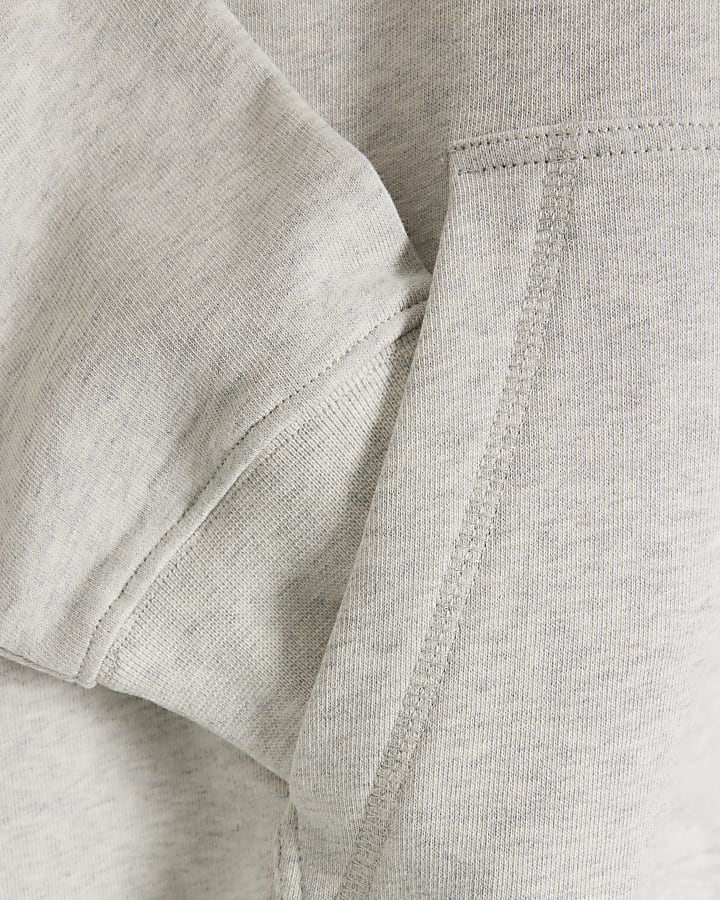 Grey Regular fit hoodie