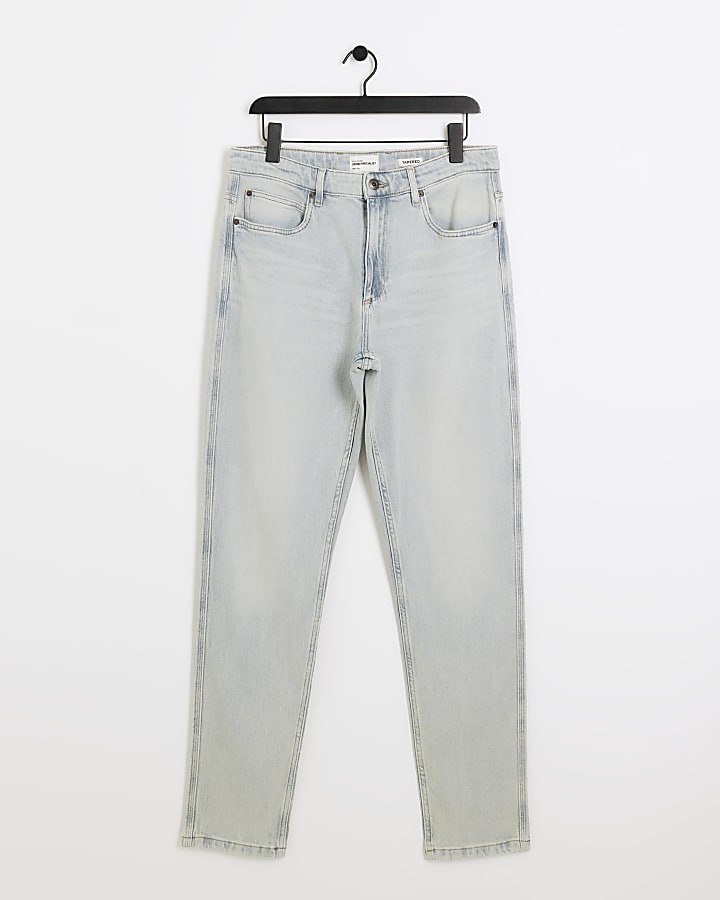 Light Blue tapered fit jeans