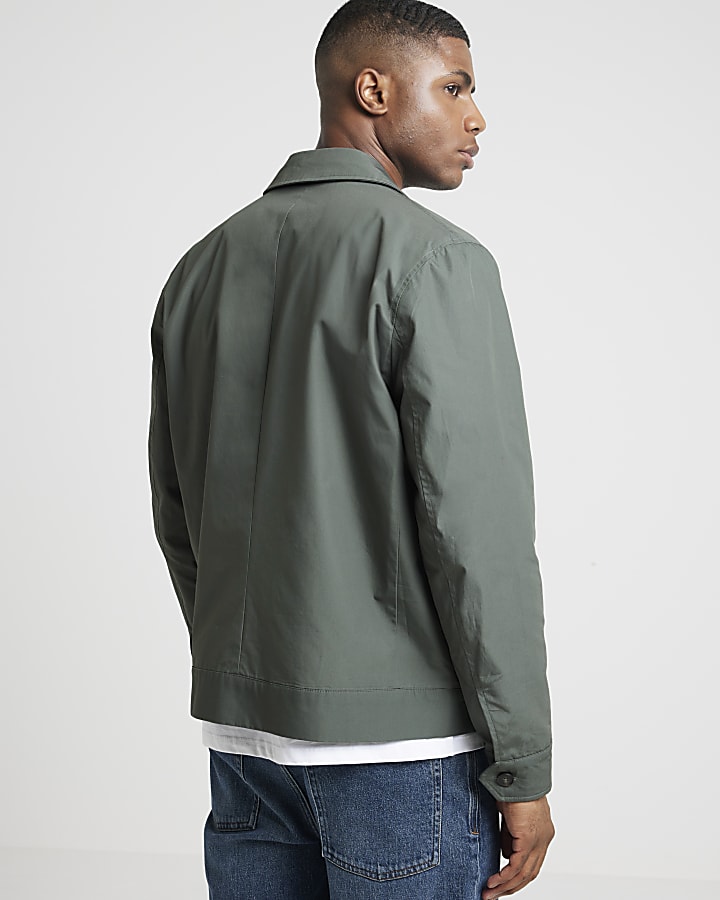 Green Regular Fit Smart Chore Jacket